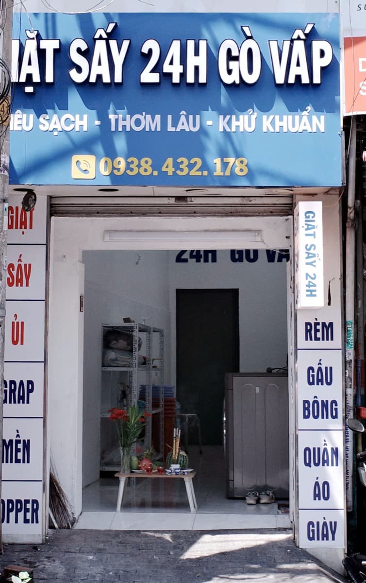 Chi nhánh giặt sấy tại Gò Vấp